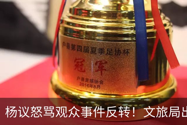 杨议怒骂观众事件反转！文旅局出手，现场观众曝更多猛料